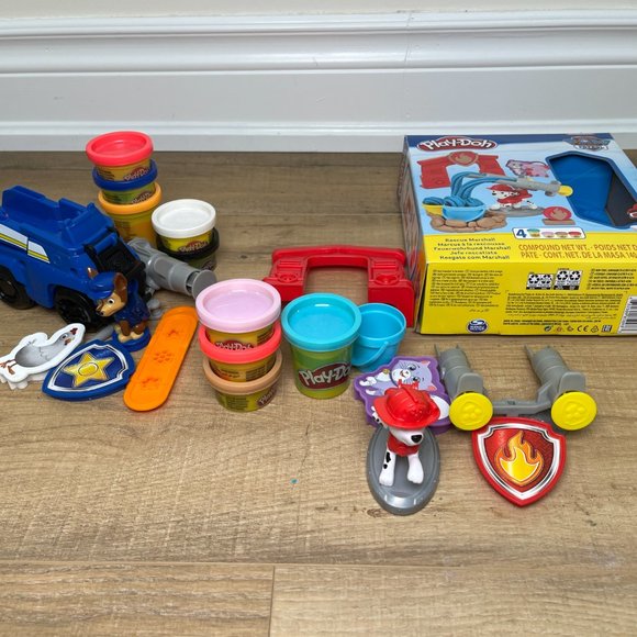 Paw Patrol Play-Doh Chase and Marshall Toy Set - Picture 1 of 7